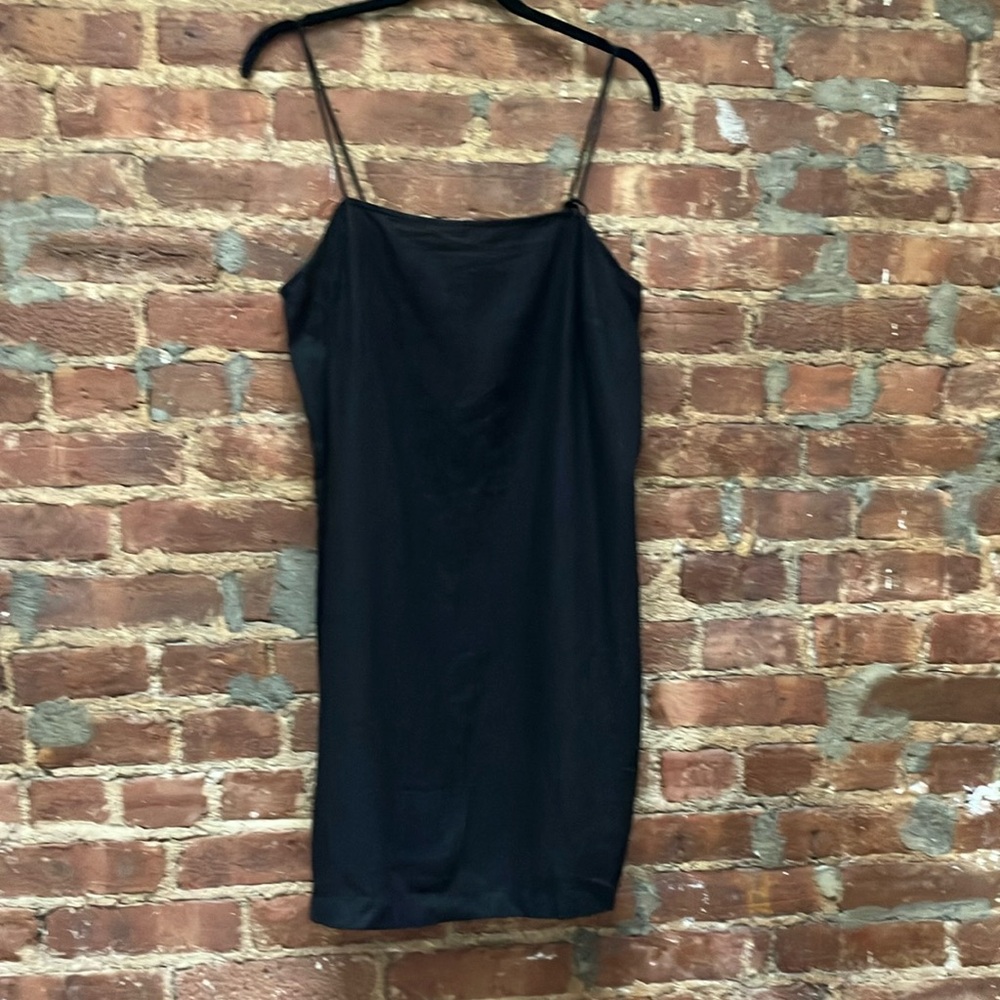 Old Navy Blk Linen Dress Sz M